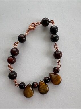 “Tigers Eye Mix” hybrid bracelet by JILpeaces
